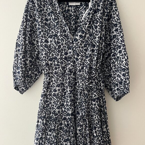 Apiece Apart Mini Mitte Floral Dress Size 2X - Picture 5 of 9